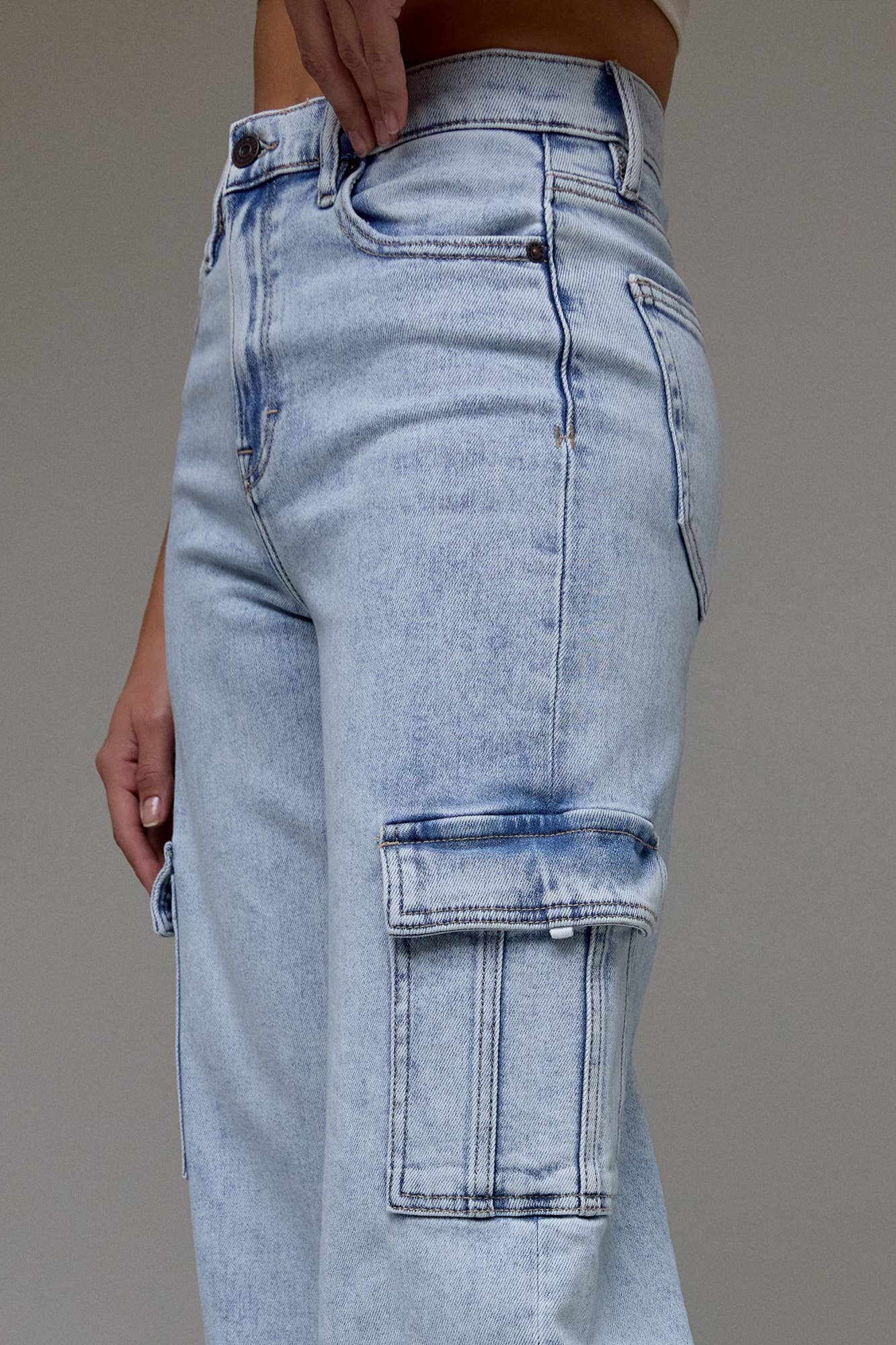 Hidden Brand Cargo Dad Jean