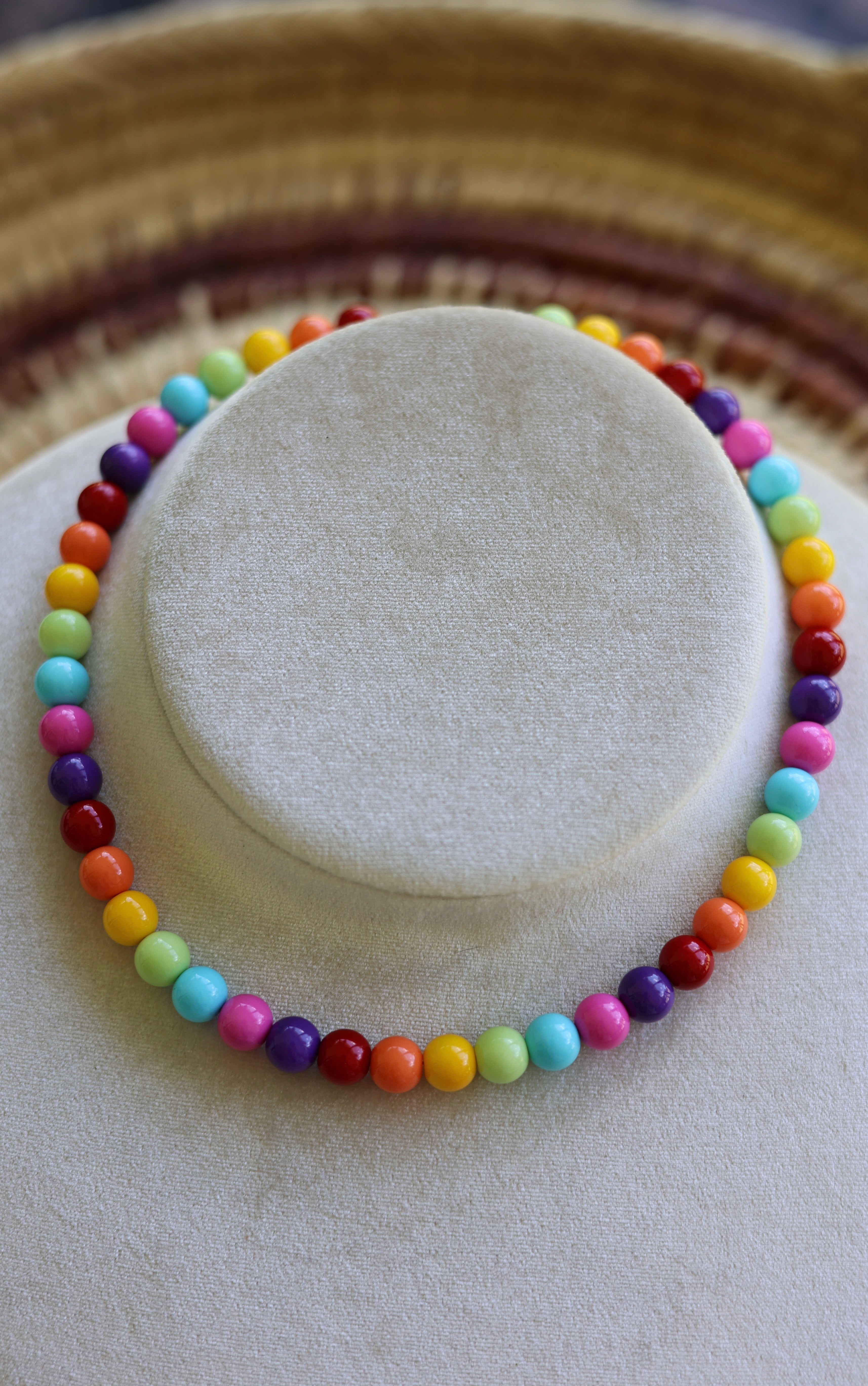 Rainbow Necklace 14-16”