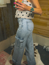 Hidden Brand Cargo Dad Jean