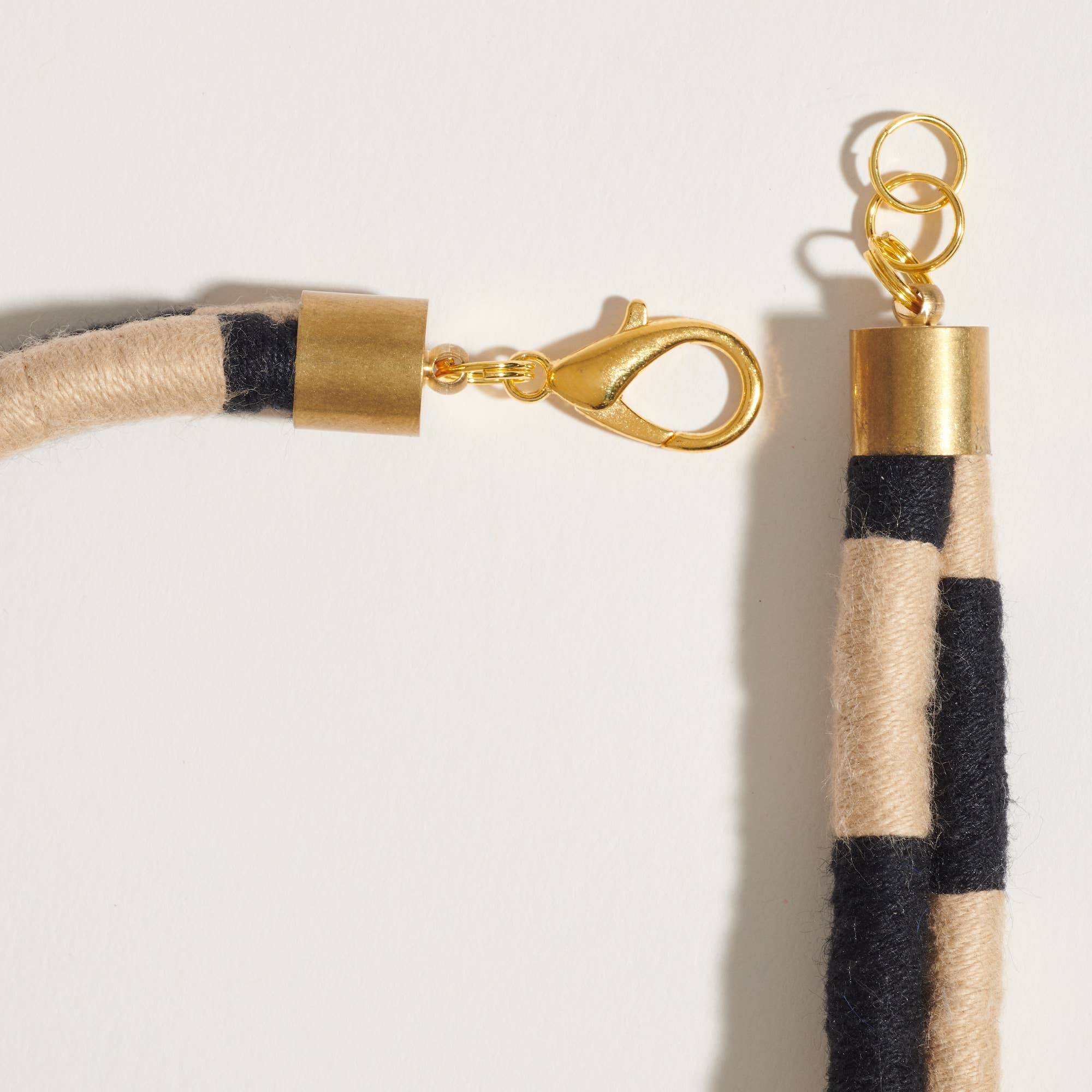 Checkered Double Knot Necklace