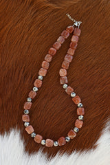 The Bee Balm Necklace 16-17.5”