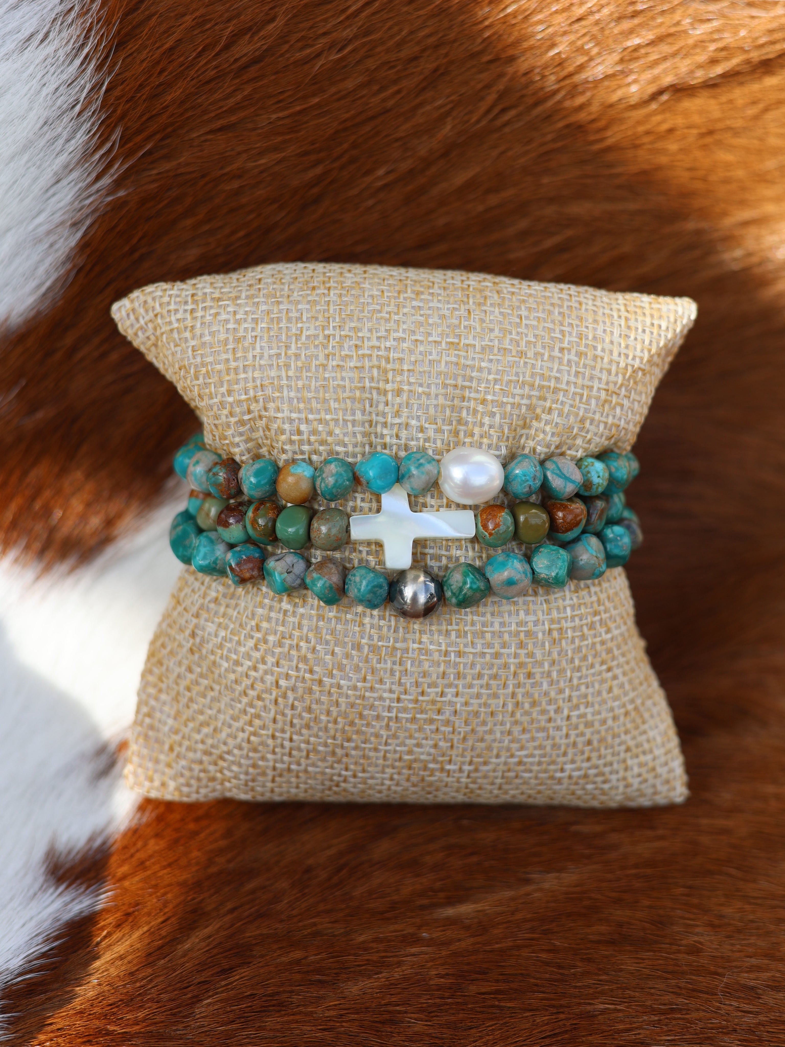 Turquoise Stretch Bracelets