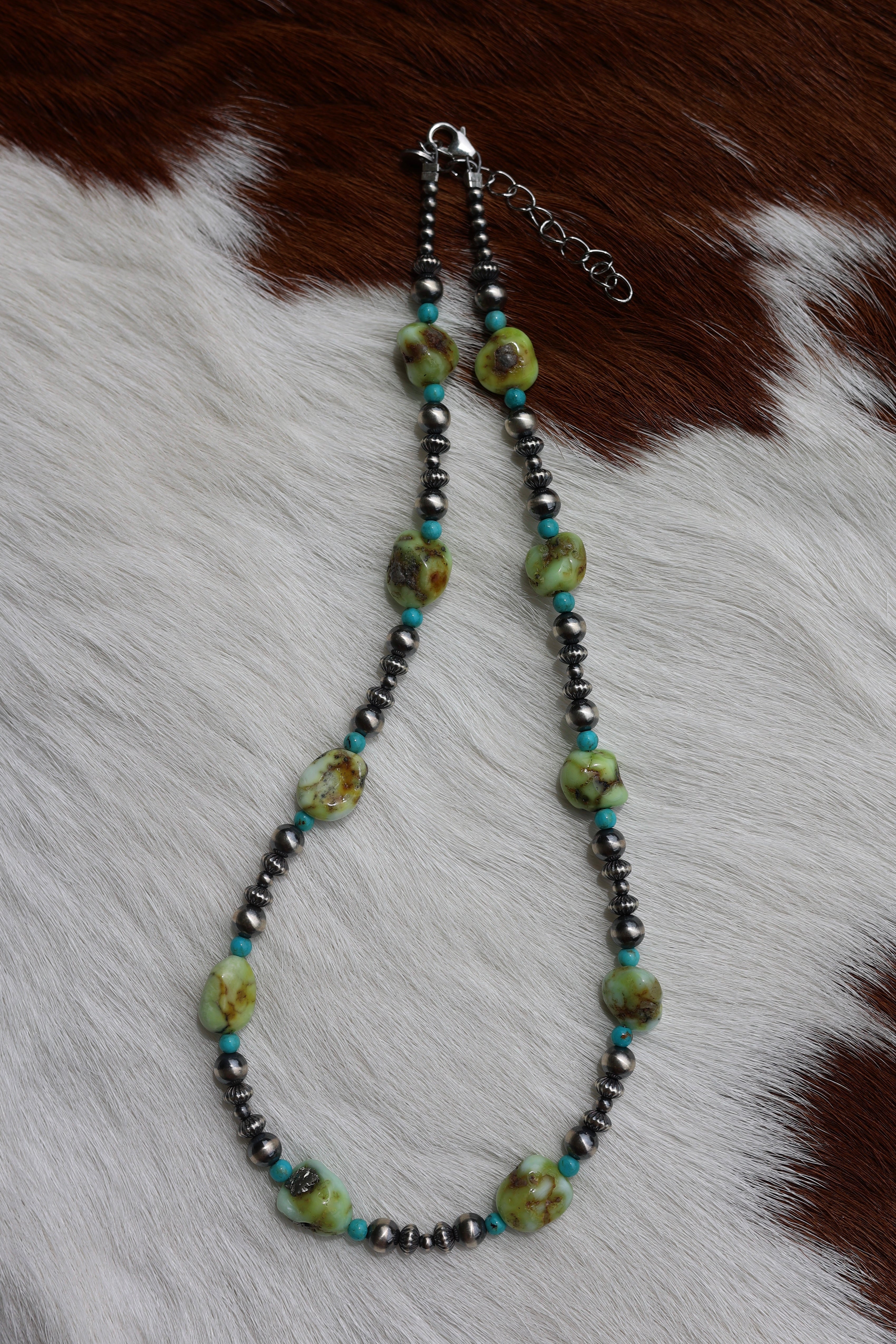 Palomino & Sonoran Turquoise Necklace 14-16”