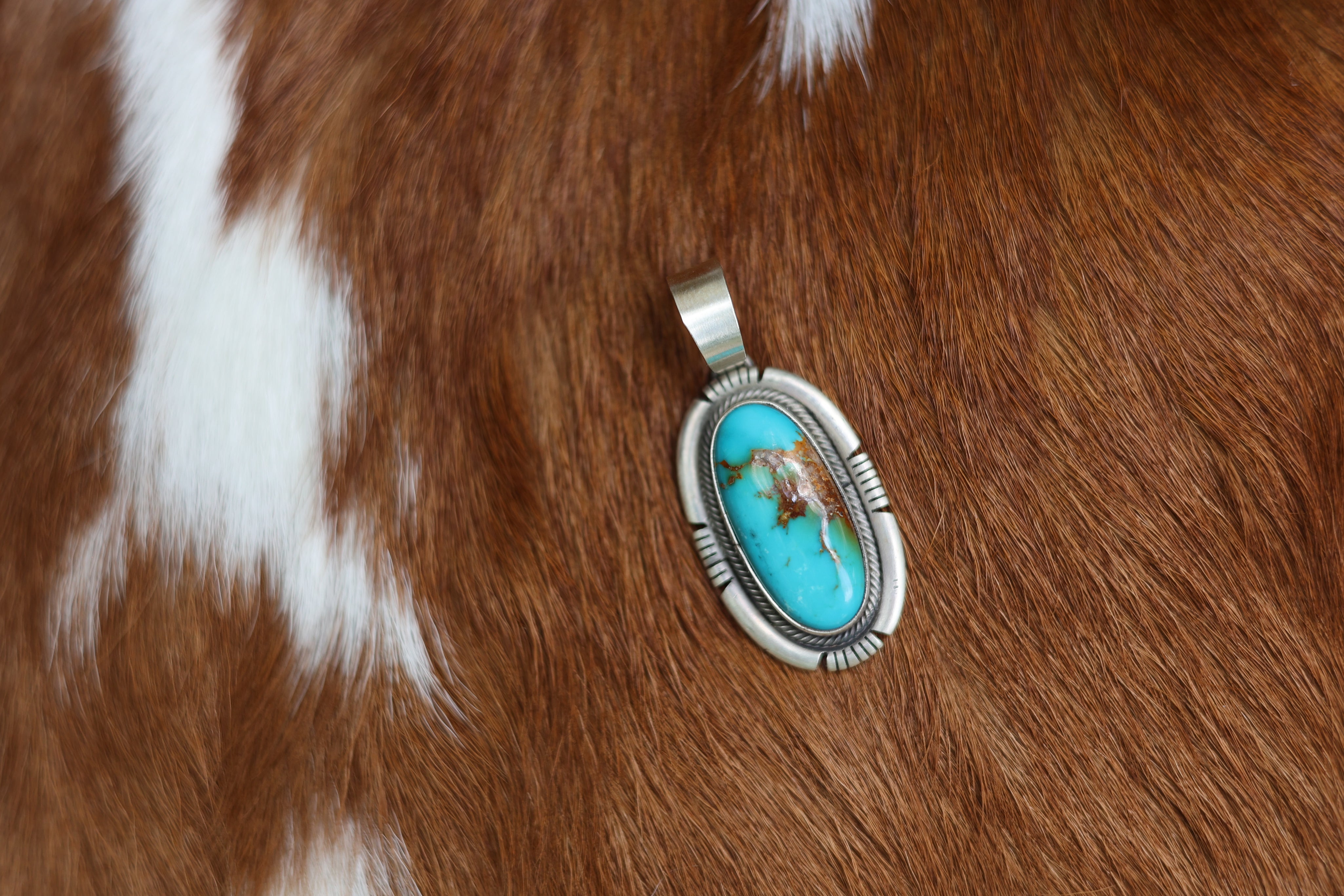 Royston Turquoise Pendant