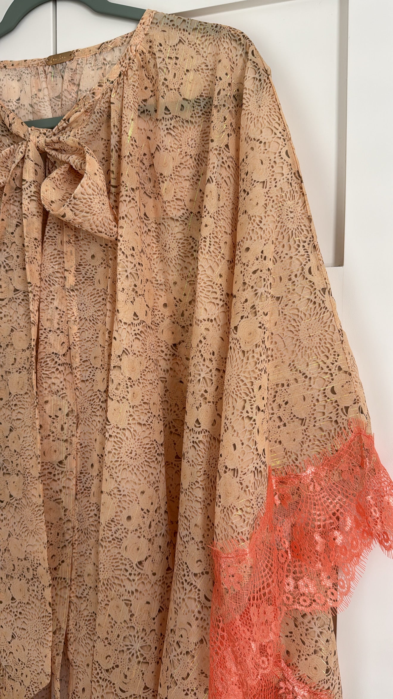 The Allie Falcon Opal Kimono Cape