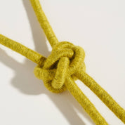 Denim Lanyard Knot Necklace