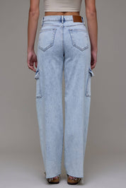 Hidden Brand Cargo Dad Jean