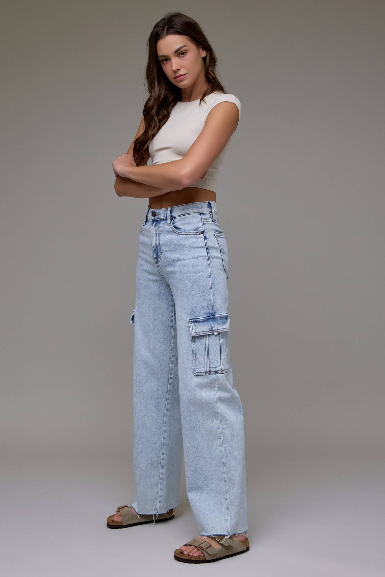 Hidden Brand Cargo Dad Jean